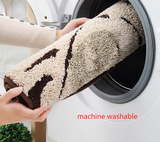 Autumn Jacquard Bathroom Mat - Super Absorbent Non-Slip Rug (40x60cm), Toilet Floor Mat for Bathroom/Bedroom/Entryway