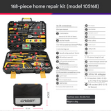 168-Piece Ultimate Hand Tool Kit - Comprehensive Household & Auto Repair Set with Socket Wrenches, Pliers, Screwdrivers & Portable Storage Case