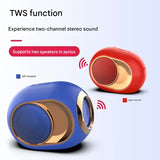 Portable Wireless Bluetooth 5.0 Speaker - TWS Stereo, Powerful Bass, Hands-Free Calls & Multiple Playback Modes(white)