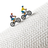 Premium Bath Mat with 8X Water Absorption & Non-Slip Base(Blue Ocean)