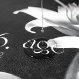 Elegant Floral Print Absorbent Floor Mat - Quick Dry, Non-Slip, Easy Clean Bathroom & Entryway Rug(Black and White)