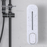 2 Pcs (White + Black) Modern Wall-Mounted Press Soap Dispenser - 300ml Refillable Pump for Bathroom & Kitchen