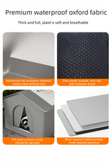 Small Size Elevated Indoor/Outdoor Pet Shelter(grey): Waterproof, Insulated for All-Season Warmth