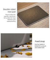 Medium Elevated Indoor/Outdoor Pet Shelter(grey): Waterproof, Insulated for All-Season Warmth