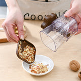 Navy blue Manual Nut & Chocolate Grinder - Effortless Peanut Walnut Chopper - Easy Clean Kitchen Tool