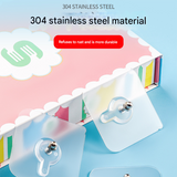 50-PCS Heavy Duty Adhesive Screw Stickers No Drilling Wall Hooks 6x6cm Waterproof Stainless Steel for Kitchen Bathroom Rental Friendly(16mm)
