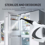 Blue Handheld Steam Cleaner 1050W High Pressure Chemical Free Cleaning Machine with 12 Piece Accessory Set for Kitchen Bathroom Car and Upholstery