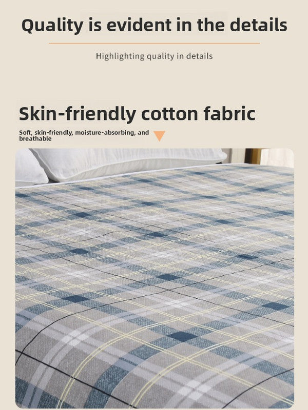 Washable Incontinence Bed Pad 100x150cm Reusable Waterproof Mattress Protector with Non-Slip Backing 4-Layer Absorbent Underpad for Elderly and Adults Dark Brown