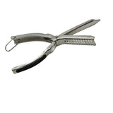 2 PCS Heavy Duty Rib Skin Remover Pliers - Silver Skin Membrane Peeler for BBQ Pork & Beef - Durable Alloy Kitchen Tool for Smoker & Grill - 18cm