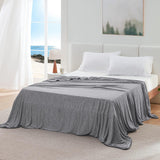 Blue Cooling Throw Blanket 100x150CM - Ultra Lightweight Breathable All-Season Quilt, Hand / Machine Washable