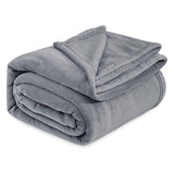 Grey Ultra-Soft Coral Fleece Blanket – Lightweight Summer Throw for Office Naps, Air Conditioning, and Cozy Home Use(100*150cm)