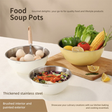 Purple Stainless Steel Mixing Bowl Set with Colander – Double-Layer Kitchen Basin for Salad, Washing, Mixing & Baking
