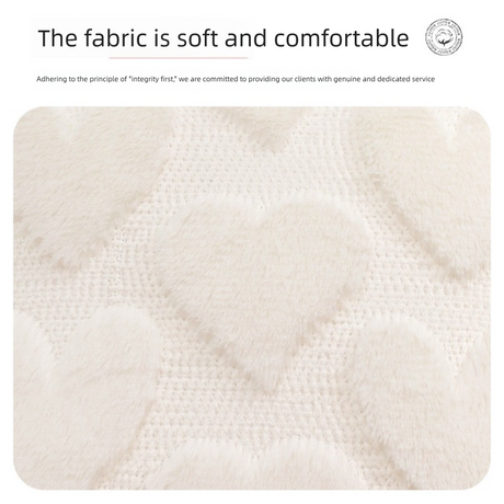 2-PCS Red arrow 45x45cm Heart Pattern Plush Pillow Cover with Insert – Soft Textured Decorative Cushion for Living Room or Bedroom