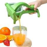2-PCS Manual Citrus Juicer with Removable Filter – Compact Kitchen Tool for Fresh Fruit Juicing and Garlic Crushing, Ideal for Home Use
