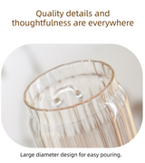 500ml Premium Borosilicate Glass Storage Jar with Acacia Wood Lid & Integrated Spoon