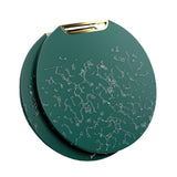 35X35CM Thickened Circular Standable Cutting Board - Food-Grade Double-Sided Kitchen Board with Space-Saving Vertical Storage