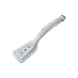 2-in-1 Marble Pattern Silicone Spatula Tongs with Locking Clip & Oil Drainage - Non-Stick Heat Resistant Food Flipper & Kitchen Clamp