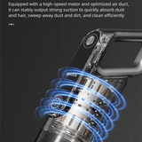 White Wireless Stick Vacuum Cleaner with 14000Pa Suction, HEPA Filter & 350ml Water Tank for Wet Dry Cleaning, Ideal for Home Use