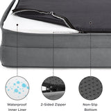 Grey Waterproof Therapeutic Pet Sofa Bed XL - Removable Cover