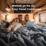 Premium Soft Flannel Fleece Blanket (Large / Bed 180 x 200 CM) - Lightweight Plush Throw for Sofa, Bed & Travel, Pet Friendly & Machine Washable