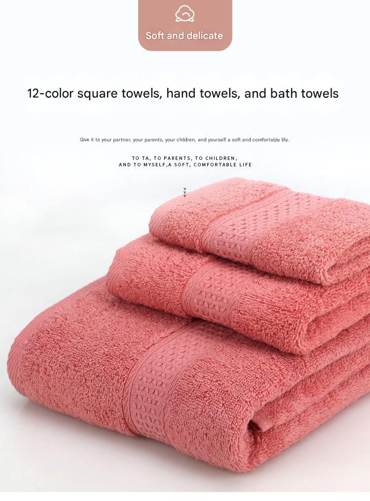 3-Piece Light purple Towel Set - Soft Absorbent Bath, Hand & Face Towels with Jacquard Weave, Gift Set for Home, Hotel, or Gifting - Durable, Low-Lint, Machine Washable