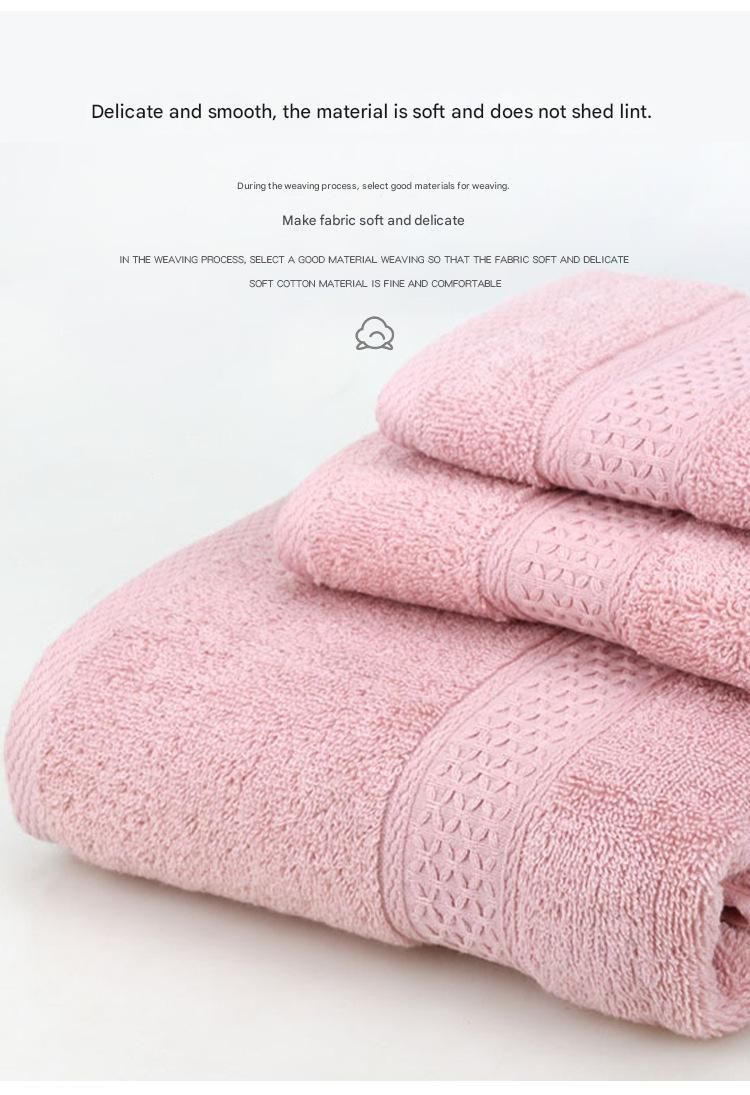 3-Piece Light purple Towel Set - Soft Absorbent Bath, Hand & Face Towels with Jacquard Weave, Gift Set for Home, Hotel, or Gifting - Durable, Low-Lint, Machine Washable