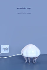Jellyfish Ocean Wave Projector Night Light - USB Powered , 2 Timer Settings, Dual Mode Projection and Night Light, Romantic Bedroom Decor, Kids Gift