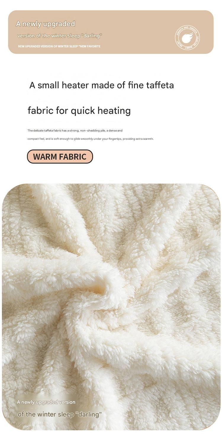Pink 100*150cm Thickened Double-Sided Plush Waffle Weave Throw Blanket - Anti-Static Taffeta Velvet & Flannel Fleece - Warm, Soft, Non-Shedding Blanket for Winter, Sofa, Bed & Office
