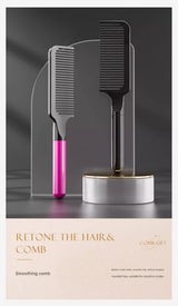 Black 5-Piece Gift Box Set Premium ABS Hair Care Gift Set with Cushion Paddle Brush, Detangling Comb, Cleaning Brush & Stand - Elegant Mother’s Day or Couple’s Gift for Daily Styling and Scalp Comfort