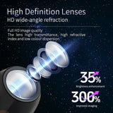 Black USB bedroom Projector Night Light –4-piece set Christmas-themed patterns Rotating LED Lamp, Bedroom Atmosphere Romantic Room Decor Projection Light