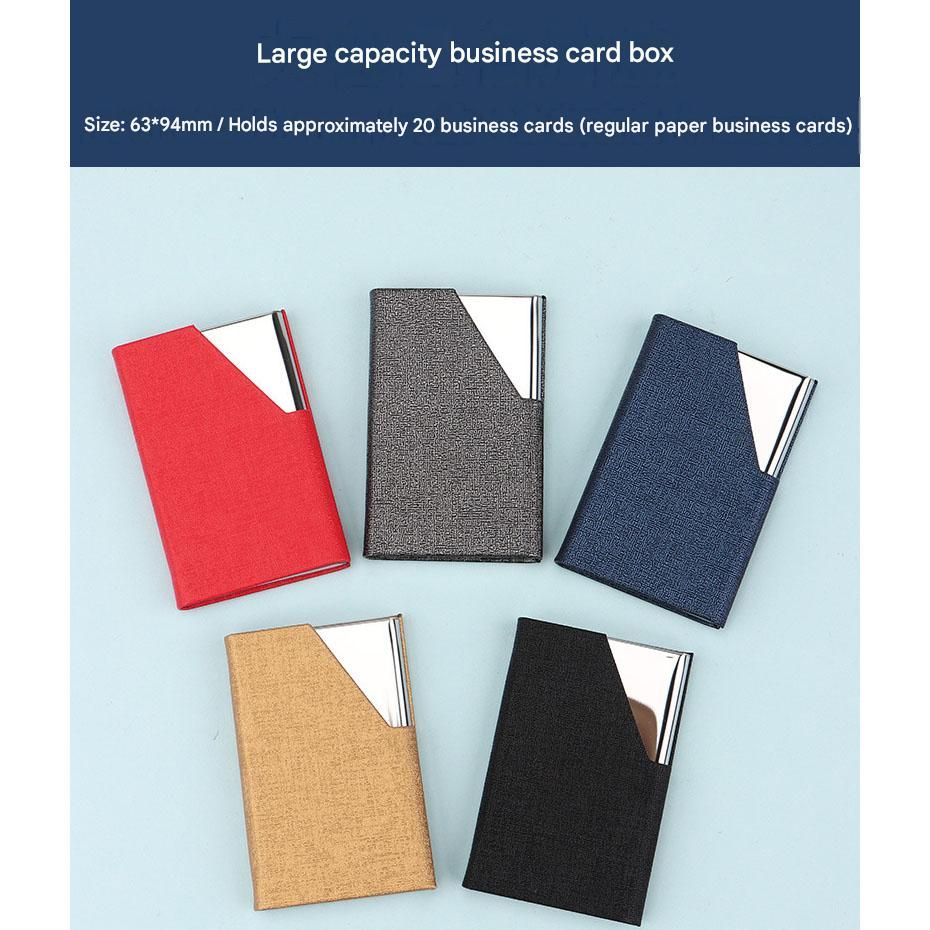 Red Executive A5 Notebook Gift Set with Metal Pen, Business Card Holder and Keychain for Corporate Gifts, Client Appreciation and Office Professionals