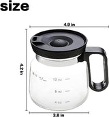 16Oz Mini Brewing Glass Coffee Mug Set with Leakproof Travel Lid, Ergonomic Handle and 2 Reusable Metal Straws for Camping Office and Home, Coffee Lovers' Top Choice，Free 12cm Yellow Bear Woven Cotton Coaster