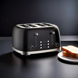 Bonzachef Multitoast Plus 4-Slice Popup Toaster With Ceramic Heating Element