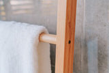 180cm 6 Steps Bamboo Towel Ladder