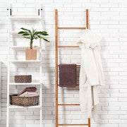 180cm 6 Steps Bamboo Towel Ladder