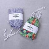 Lazy Dayz Quick Drying Sand Free Beach Towel - Makena