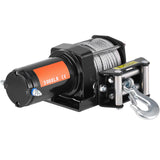 Electric Winch, 1361 kg Line Pull Capacity, 12V DC ATV/UTV Winch with Φ0.5 x 1188.7 cm 7 Strands Steel Cable Roller Fairlead Wired Remote Control, IP55 Waterproof for Towing UTV ATV Off-Road
