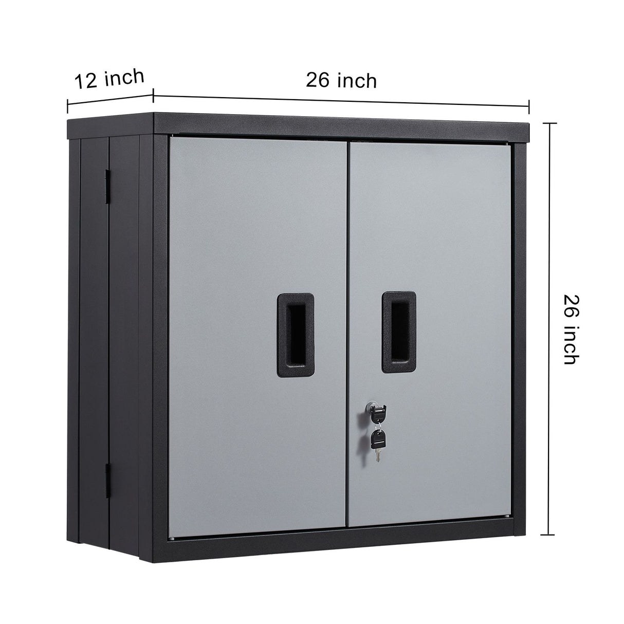 VEVOR Foldable Wall Cabinet Garage Cabinet Wall Mounted 26