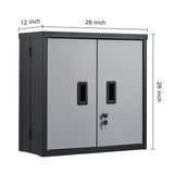 VEVOR Foldable Wall Cabinet Garage Cabinet Wall Mounted 26