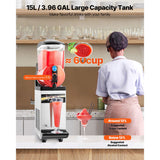 Commercial Slushy Machine 15L Margarita Smoothie Frozen Drink Maker