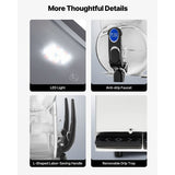 VEVOR Commercial Frozen Drink Maker, 15Lx2 Double Tank Slushy Machine, 120 Cups Stainless Steel Margarita Smoothie Frozen Drink Machine, Slushie Maker for Home Party Restaurants Cafe Bars