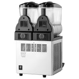 VEVOR Commercial Frozen Drink Maker, 15Lx2 Double Tank Slushy Machine, 120 Cups Stainless Steel Margarita Smoothie Frozen Drink Machine, Slushie Maker for Home Party Restaurants Cafe Bars