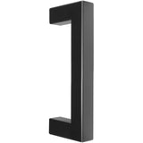 10 Pack Cabinet Pulls, 3in / 76mm Center to Center Slim Square Kitchen Cabinet Drawer, Stainless Steel Modern Kitchen Cupboard Door Handles for Kitchen Bathroom Bar Hardware Matte Black