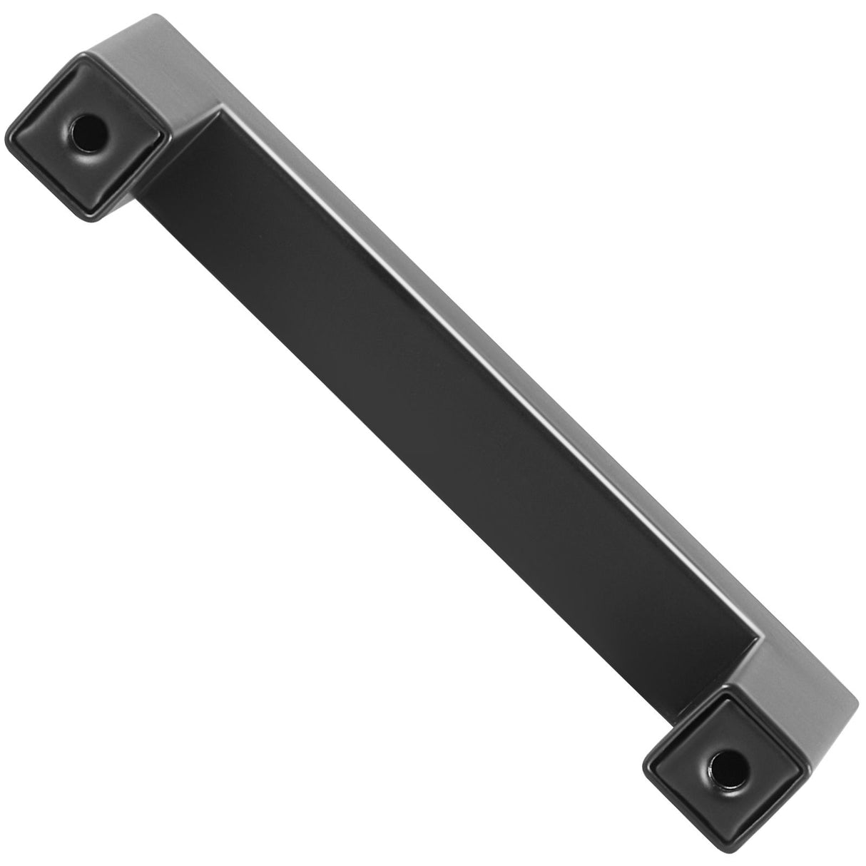 10 Pack Cabinet Pulls, 3in / 76mm Center to Center Slim Square Kitchen Cabinet Drawer, Stainless Steel Modern Kitchen Cupboard Door Handles for Kitchen Bathroom Bar Hardware Matte Black