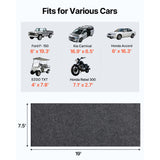 VEVOR Garage Floor Mat, 2.3 x 5.79 M Waterproof Protection from Water,Snow, Rain,Mud and Oil for Cars, Non-slip Heavy Duty Containment Mat with TPE Anti-Leak Backing & Easy to Clean & Cuttable