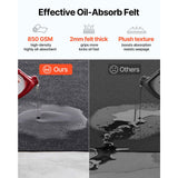 VEVOR Garage Floor Mat, 2.3 x 5.79 M Waterproof Protection from Water,Snow, Rain,Mud and Oil for Cars, Non-slip Heavy Duty Containment Mat with TPE Anti-Leak Backing & Easy to Clean & Cuttable