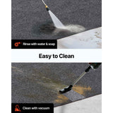 VEVOR Garage Floor Mat, 2.3 x 5.79 M Waterproof Protection from Water,Snow, Rain,Mud and Oil for Cars, Non-slip Heavy Duty Containment Mat with TPE Anti-Leak Backing & Easy to Clean & Cuttable