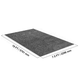 VEVOR Garage Floor Mat, 2.3 x 5.79 M Waterproof Protection from Water,Snow, Rain,Mud and Oil for Cars, Non-slip Heavy Duty Containment Mat with TPE Anti-Leak Backing & Easy to Clean & Cuttable