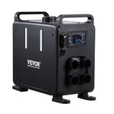 8KW Diesel Heater, 12V/24V All in One Diesel Air Heater, Bluetooth APP Control, Remote Control and Display Screen, CO Alarm, Fast Heating Vertical Portable Diesel Heater for Vehicles, Garage