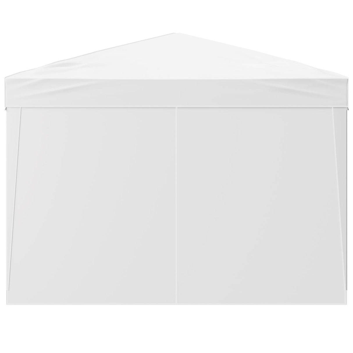 VEVOR Pop Up Canopy, 2.95 x 2.95 m Instant Canopy Portable Gazebo with 3 Sidewalls & 2 Ventilated Windows, Height Adjustable Pop-Up Outdoor Shelter Tent for Events, Patio, Backyard, Party, Parking